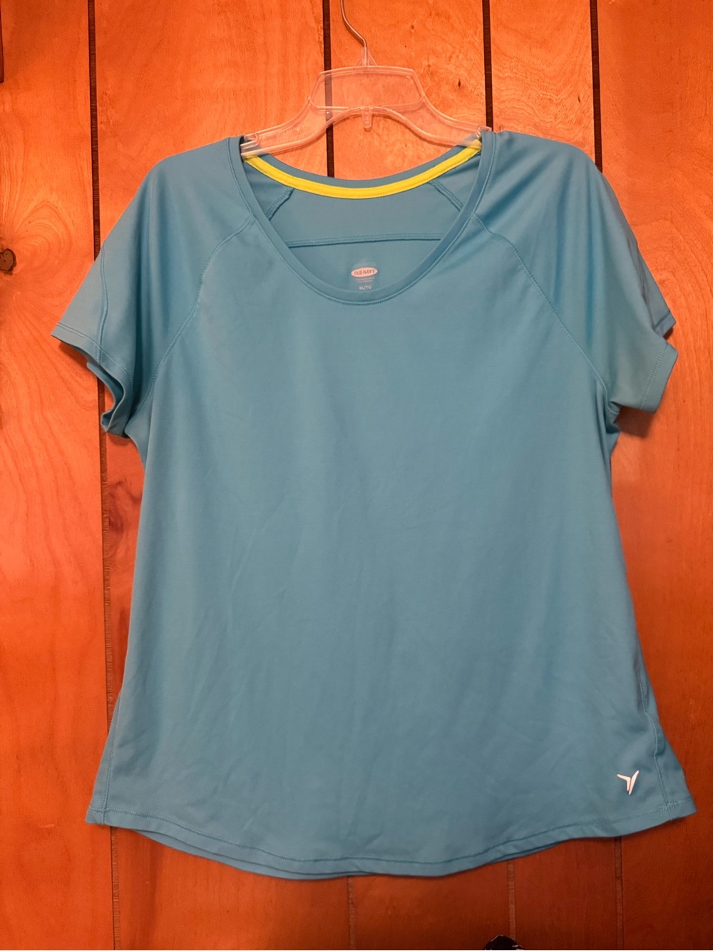 Old Navy Blue Active Short-Sleeve Women's Top - Athletic Tee